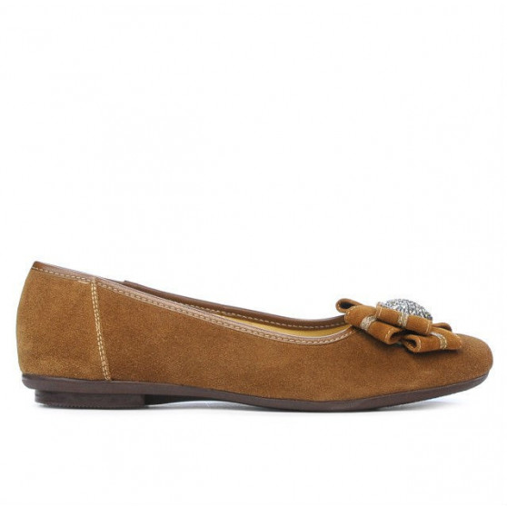 Ballerines femme 181 velours marron