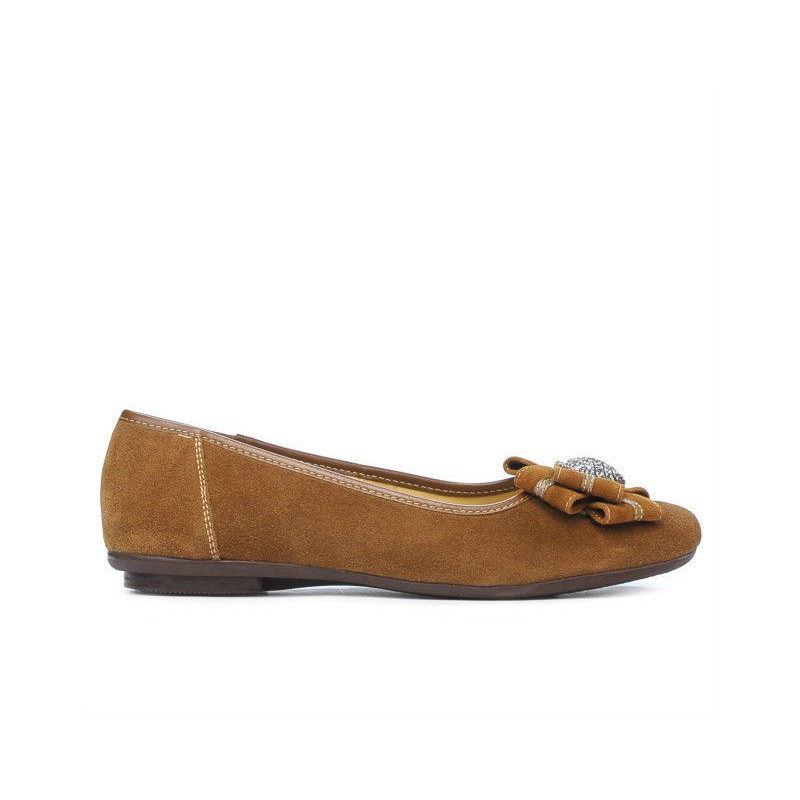 Ballerines femme 181 velours marron