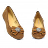 Ballerines femme 181 velours marron