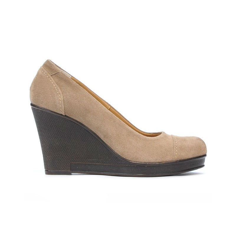 Chaussures décontractées femme 177 velours cappuccino