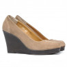 Chaussures décontractées femme 177 velours cappuccino