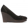 Chaussures casual femme 177 café velours