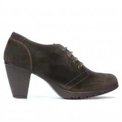 Chaussures décontractées femme 167 café velours