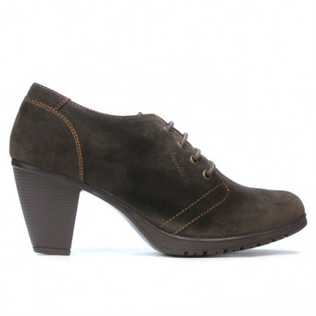 Chaussures décontractées femme 167 café velours