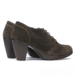 Chaussures décontractées femme 167 café velours