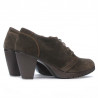 Chaussures décontractées femme 167 café velours