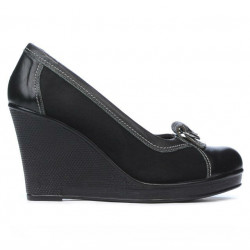 Chaussures casual femme 178 noir combiné