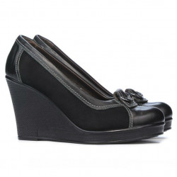 Chaussures casual femme 178 noir combiné
