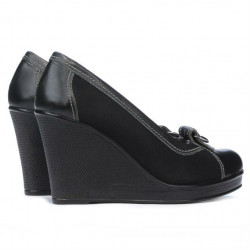 Chaussures casual femme 178 noir combiné