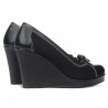 Chaussures casual femme 178 noir combiné