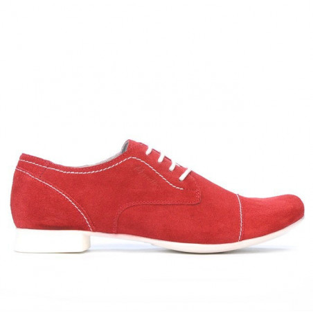 Chaussures casual femme 180 rouge velours