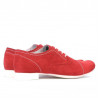 Chaussures casual femme 180 rouge velours
