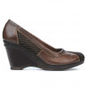Chaussures casual femme 174 café combiné