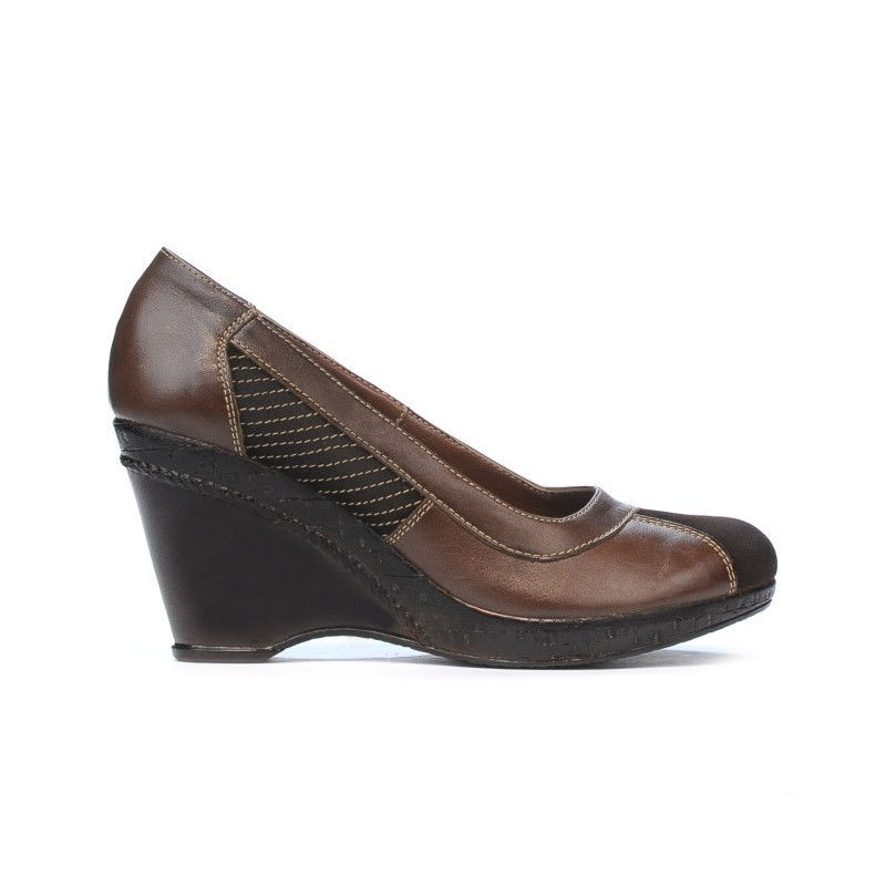 Chaussures casual femme 174 café combiné