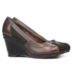 Chaussures casual femme 174 café combiné