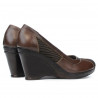 Chaussures casual femme 174 café combiné