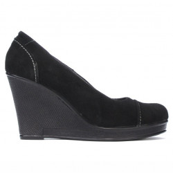 Chaussures casual femme 177 noir velours