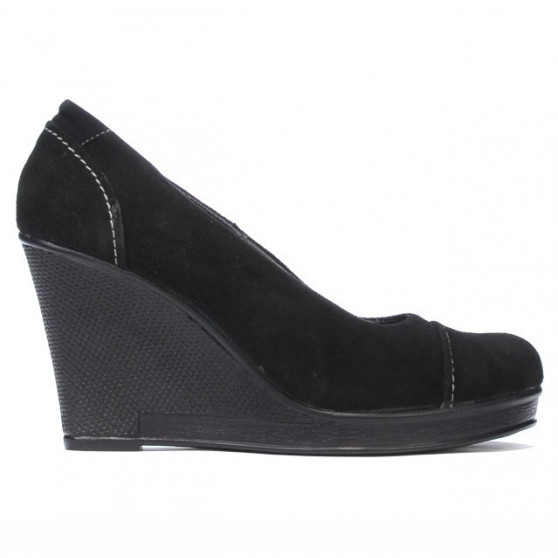 Chaussures casual femme 177 noir velours