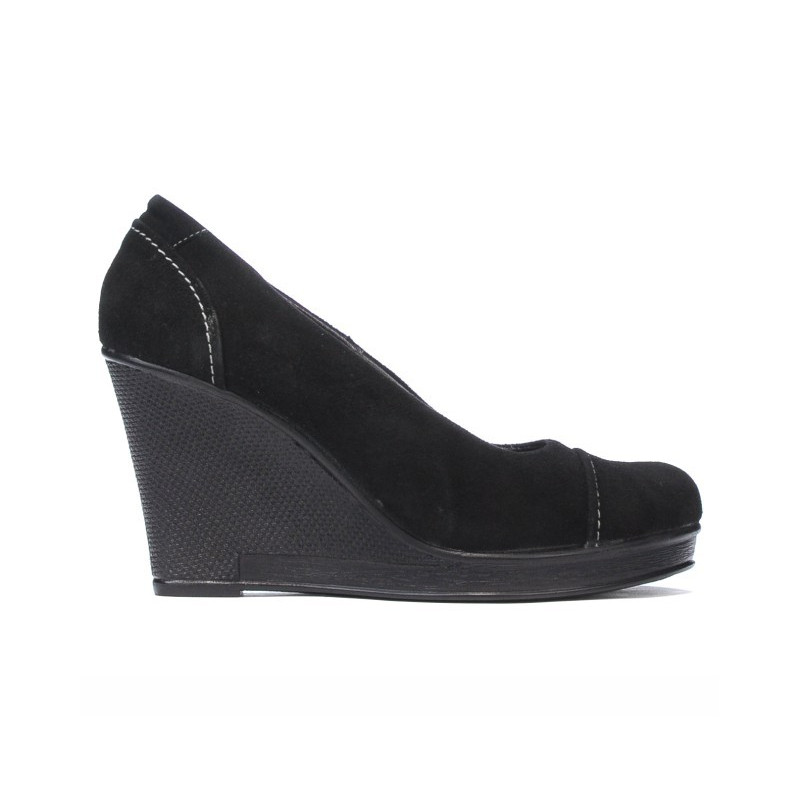 Chaussures casual femme 177 noir velours