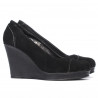 Chaussures casual femme 177 noir velours