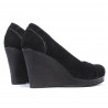 Chaussures casual femme 177 noir velours
