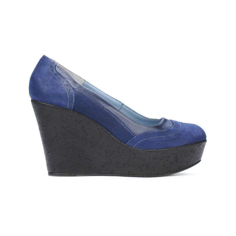 Chaussures décontractées femme 630 indigo satiné