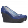 Chaussures décontractées femme 630 indigo satiné