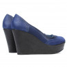 Chaussures décontractées femme 630 indigo satiné