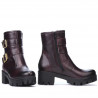 Bottes femme 3312 en bordeaux