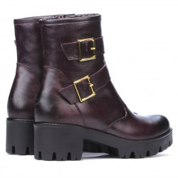 Bottes femme 3312 en bordeaux