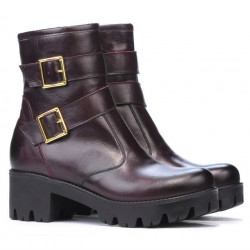 Bottes femme 3312 en bordeaux