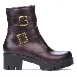 Bottes femme 3312 en bordeaux