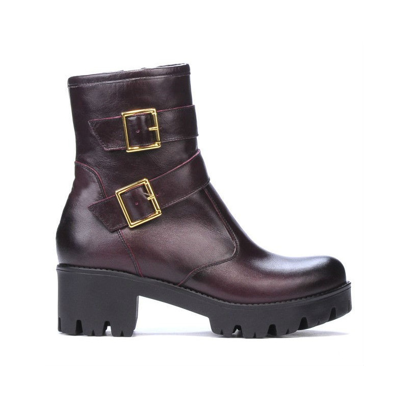 Bottes femme 3312 en bordeaux