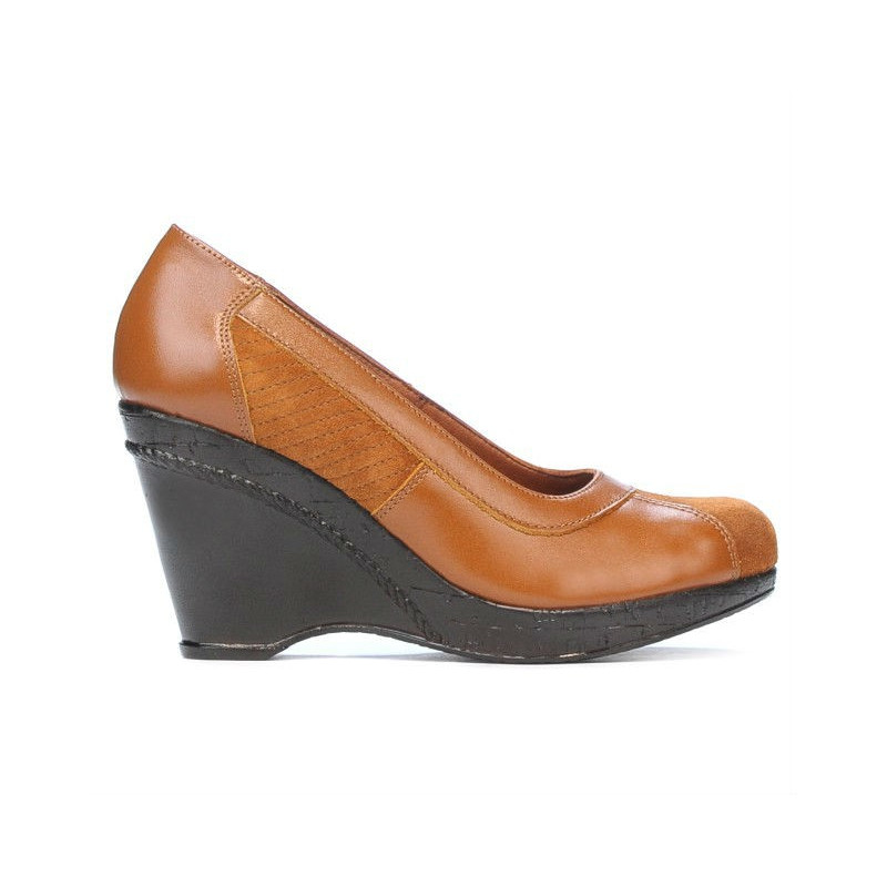 Chaussures décontractées femme 174 marron combiné