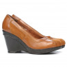 Chaussures décontractées femme 174 marron combiné