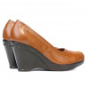 Chaussures décontractées femme 174 marron combiné