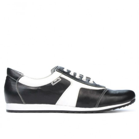 Chaussures de sport femme 191 noir+blanc