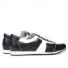 Chaussures de sport femme 191 noir+blanc