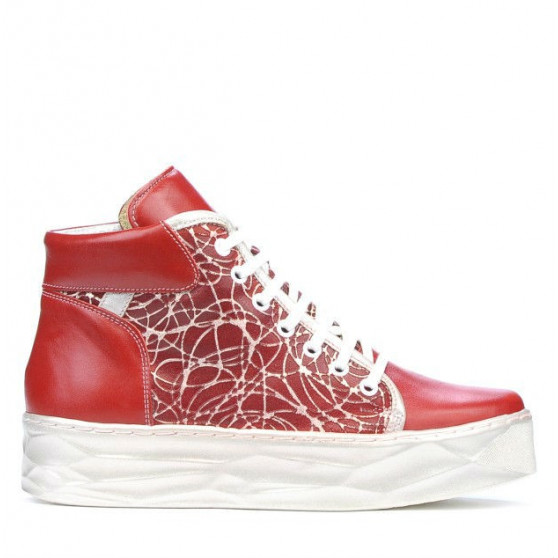 Bottes femme 3311 rouge combiné Bottes femme 3311 rouge combiné