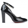Chaussures élégantes femme 1228 vernis noir