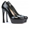 Chaussures élégantes femme 1212 vernis noir