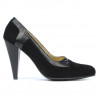 Chaussures élégantes femme 1090 noir antilope combiné