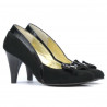 Chaussures élégantes femme 1065 noir antelope+vernis noir