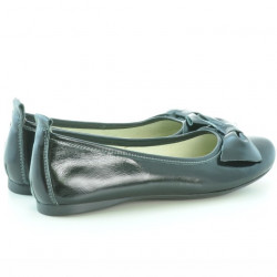 Ballerines femme 638 vernis noir