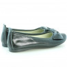 Ballerines femme 638 vernis noir