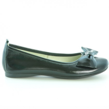 Ballerines femme 638 vernis noir