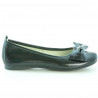 Ballerines femme 638 vernis noir
