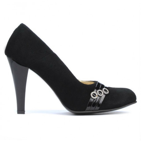 Chaussures élégantes femme 1040 noir antilope