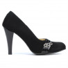 Chaussures élégantes femme 1040 noir antilope