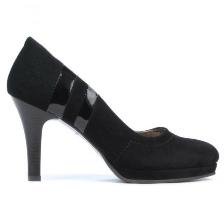Chaussures élégantes femme 1086 noir antilope